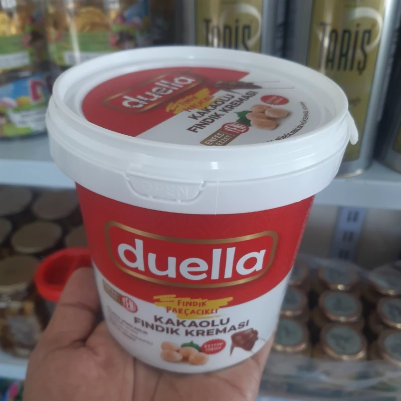 شکلات صبحانه کاکائویی فندقی  Duella  ترکیه وزن خالص 800 گرم