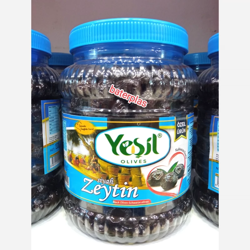 زیتون سیاه چروک و روغنی یشیل 1300 گرم محصول ترکیه