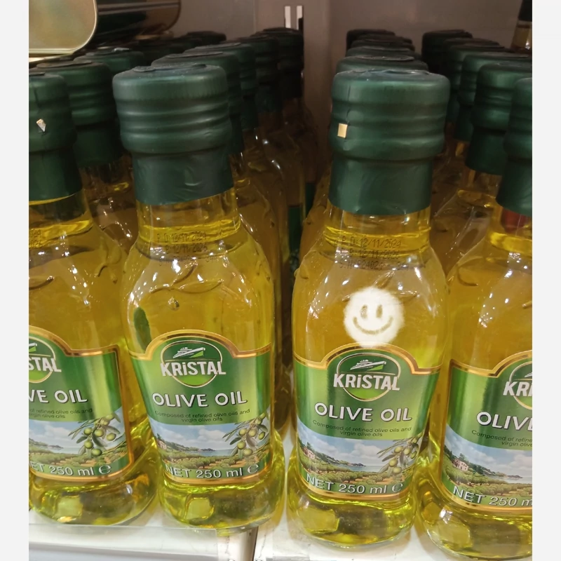 روغن زیتون کریستال شیشه 250میل ترکیه