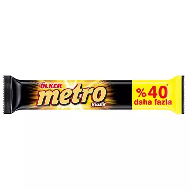 شکلات مترو دوبل اولکر با مغز بادام و کارامل