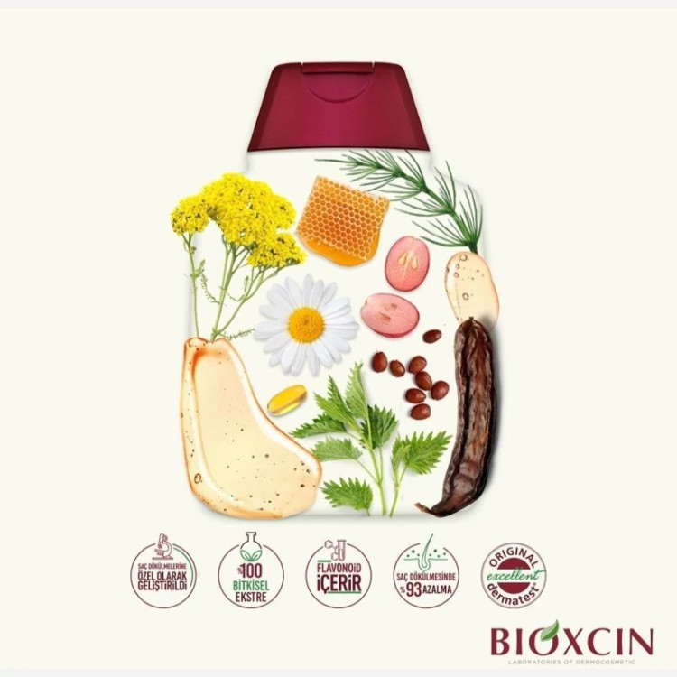 شامپو ضد ریزش مو بیوکسین قرمز فورت (Bioxcin Forte Red) مناسب ریزش های شدید حجم 300 میل
