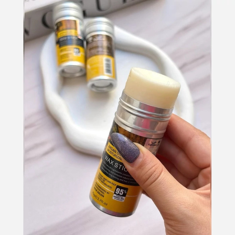 وزگیر مو استیکی لایتنس حاوی روغن آرگان اورجینال حجم 75 گرم