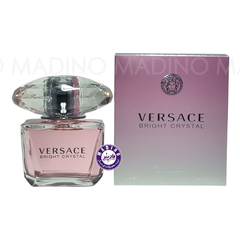 ادکلن ورساچه برایت کریستال صورتی (اورجینال) VERSAC BRIGHT CRYSTAL(فرانسه) حجم 100 میل