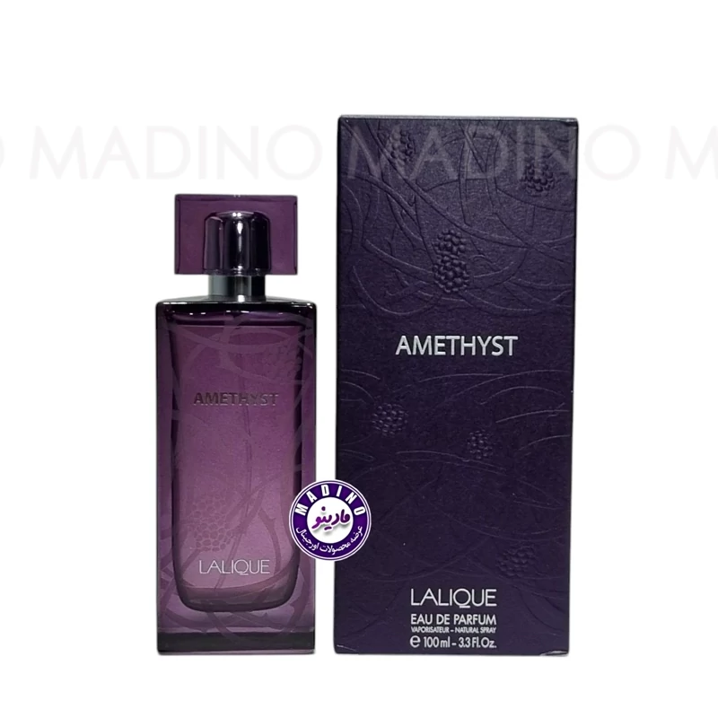 ادکلن لالیک امیتیس بنفش زنانه (اورجینال) LALIQUE AMETHYST(فرانسه) حجم 100 میل