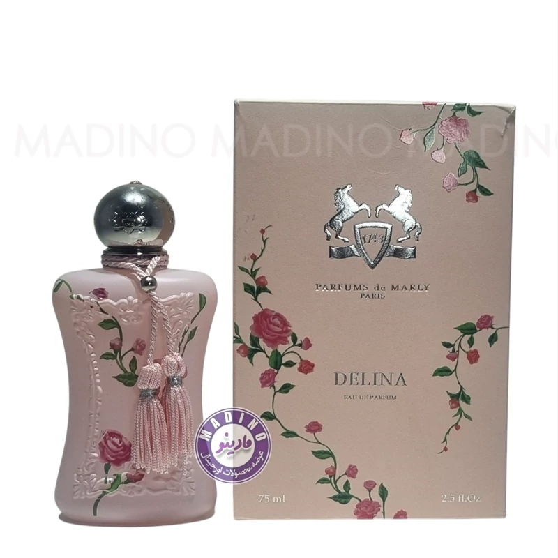 ادکلن مارلی دلینا طرح گلی MARLY DELINA (هاردباکس) حجم 100 میل