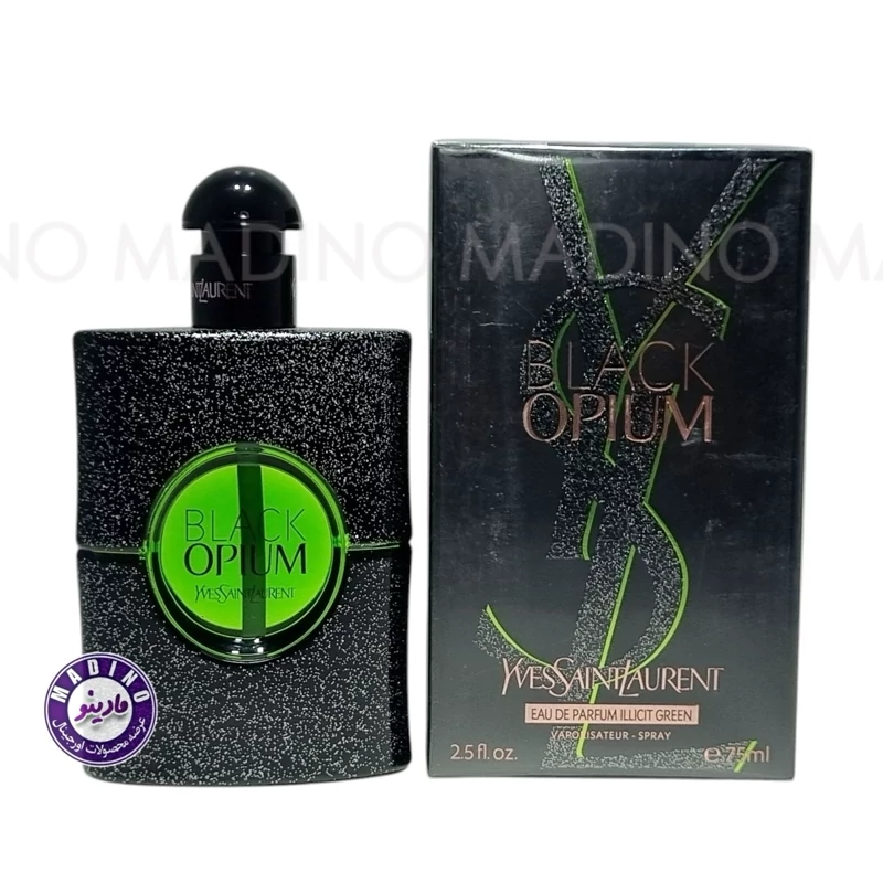 ادکلن بلاک اوپیوم گرین  BLACK OPIUM(های کپی) حجم 75 میل