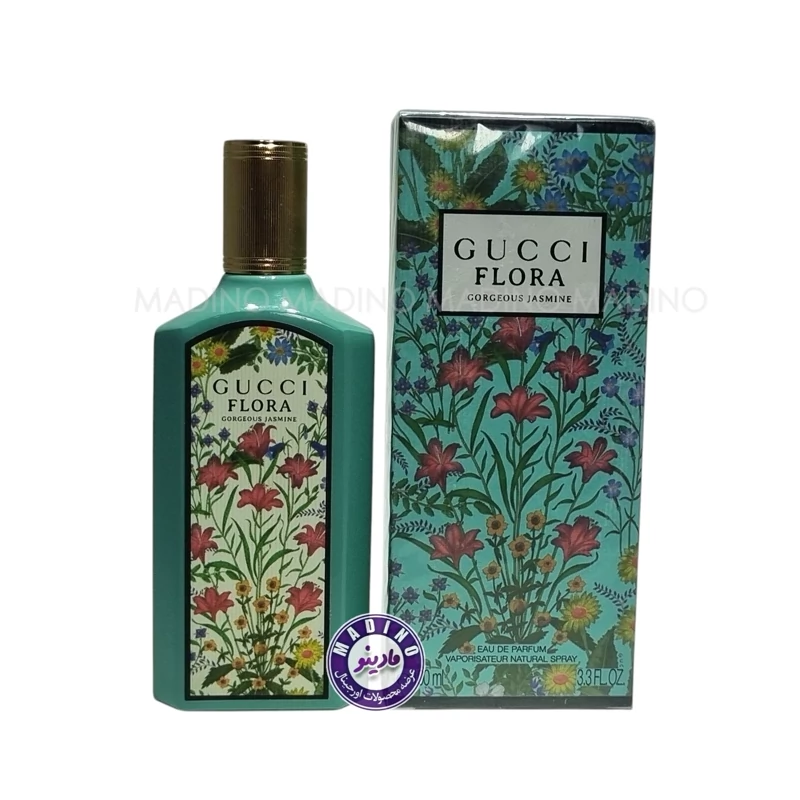 ادکلن گوچی فلورا جاسمین GUCCI FLORA JASMIN(هاردباکس) حجم 100 میل