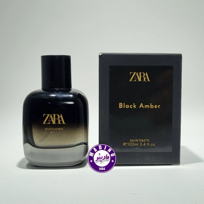 ادکلن زارا بلاک اَمبر ZARA BLACK AMBER (اسپانیا) 100 میل