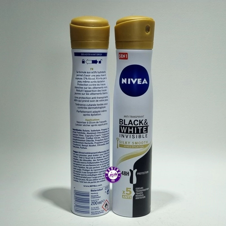 اسپری ضد تعریق نیوا NIVEA مدل SILKY SMOOTH اورجینال (200) میل