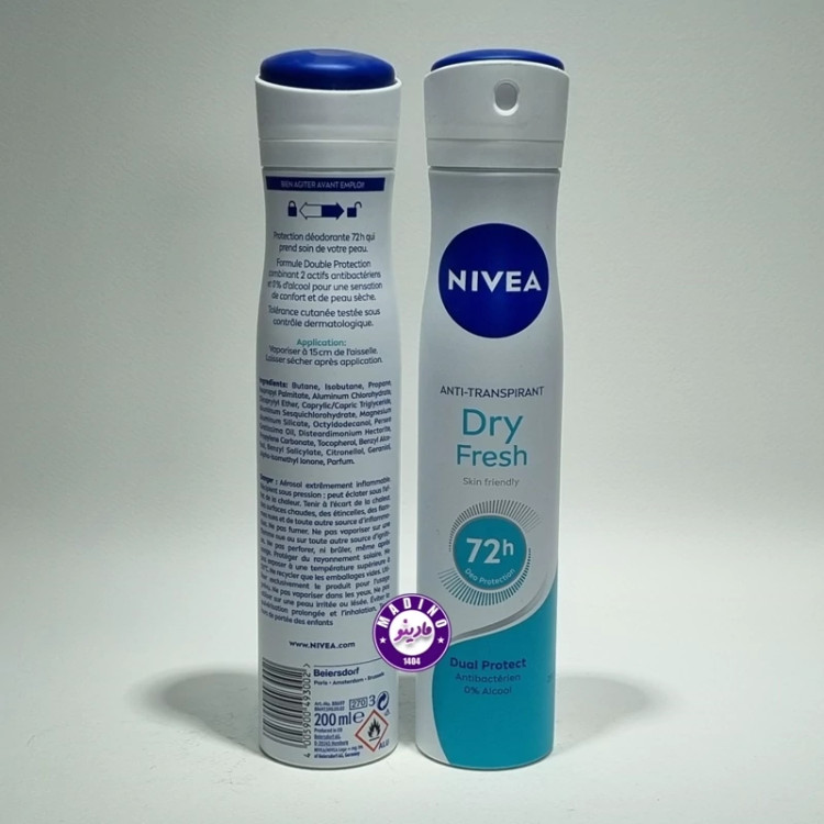 اسپری ضد تعریق نیوا NIVEA مدل DRY FRESH اورجینال (200) میل