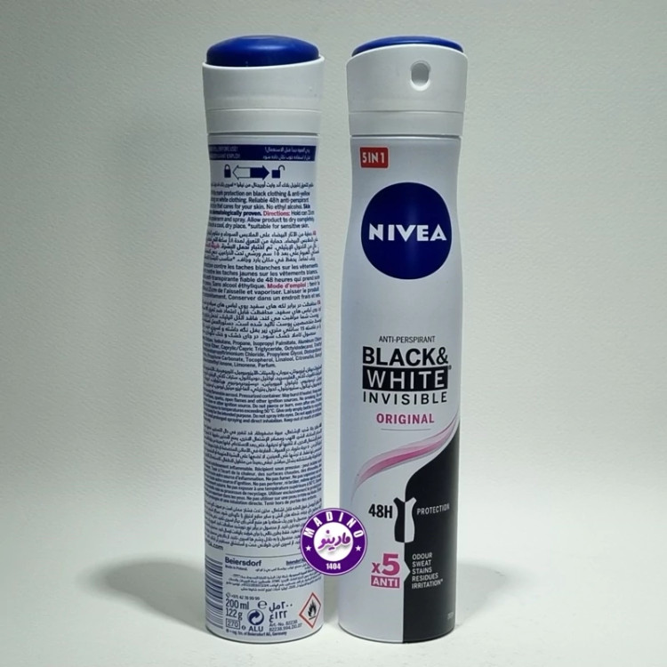 اسپری ضد تعریق نیوا NIVEA مدل (INVISIBLE (P اورجینال (200) میل