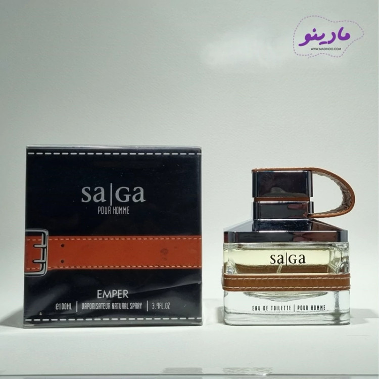 عطر ادکلن امپر ساگا مشکی مردانه/ Emper Saga Man