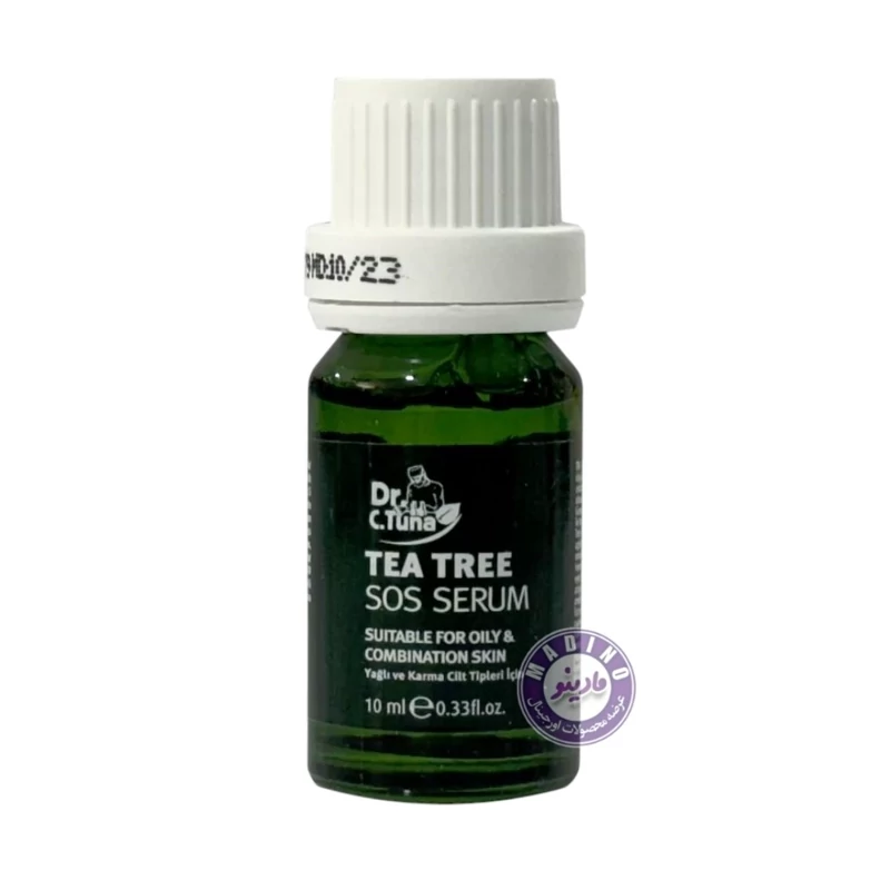 سرم درخت چای فارماسی Dr.C.Tuna مناسب پوست چرب و مختلط 10 میل