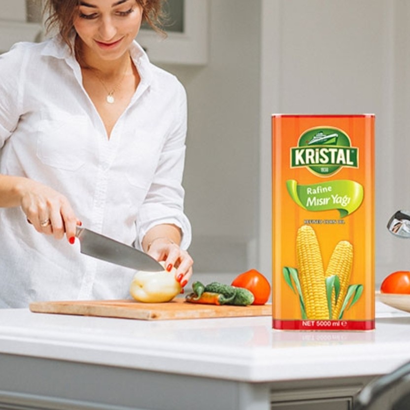 روغن ذرت اصلی کریستال ترکیه 5لیتری ارسال مستقیم از مرز ترکیه