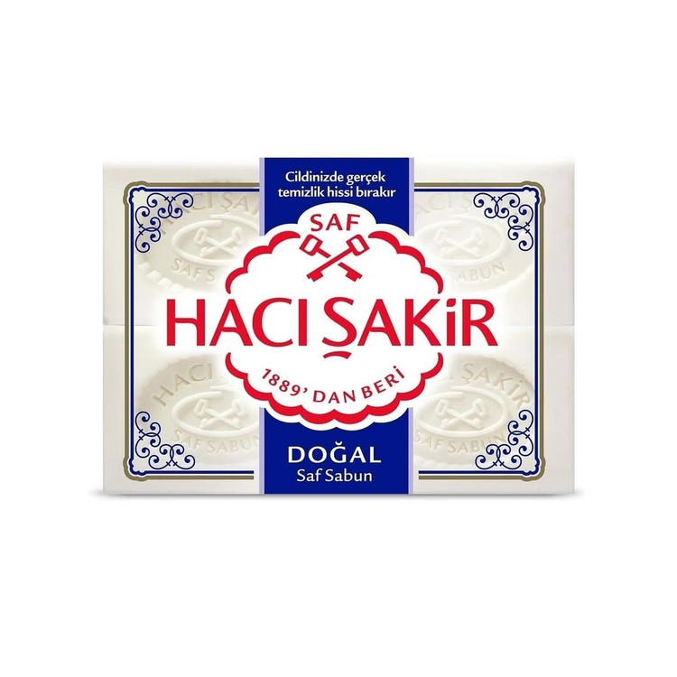صابون 4 تایی حاجی شاکر ترکیه 600 گرم