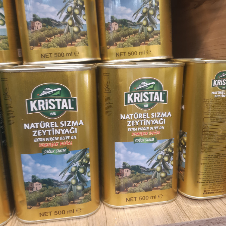 روغن زیتون فرابکر کریستال 500 میل محصول ترکیه