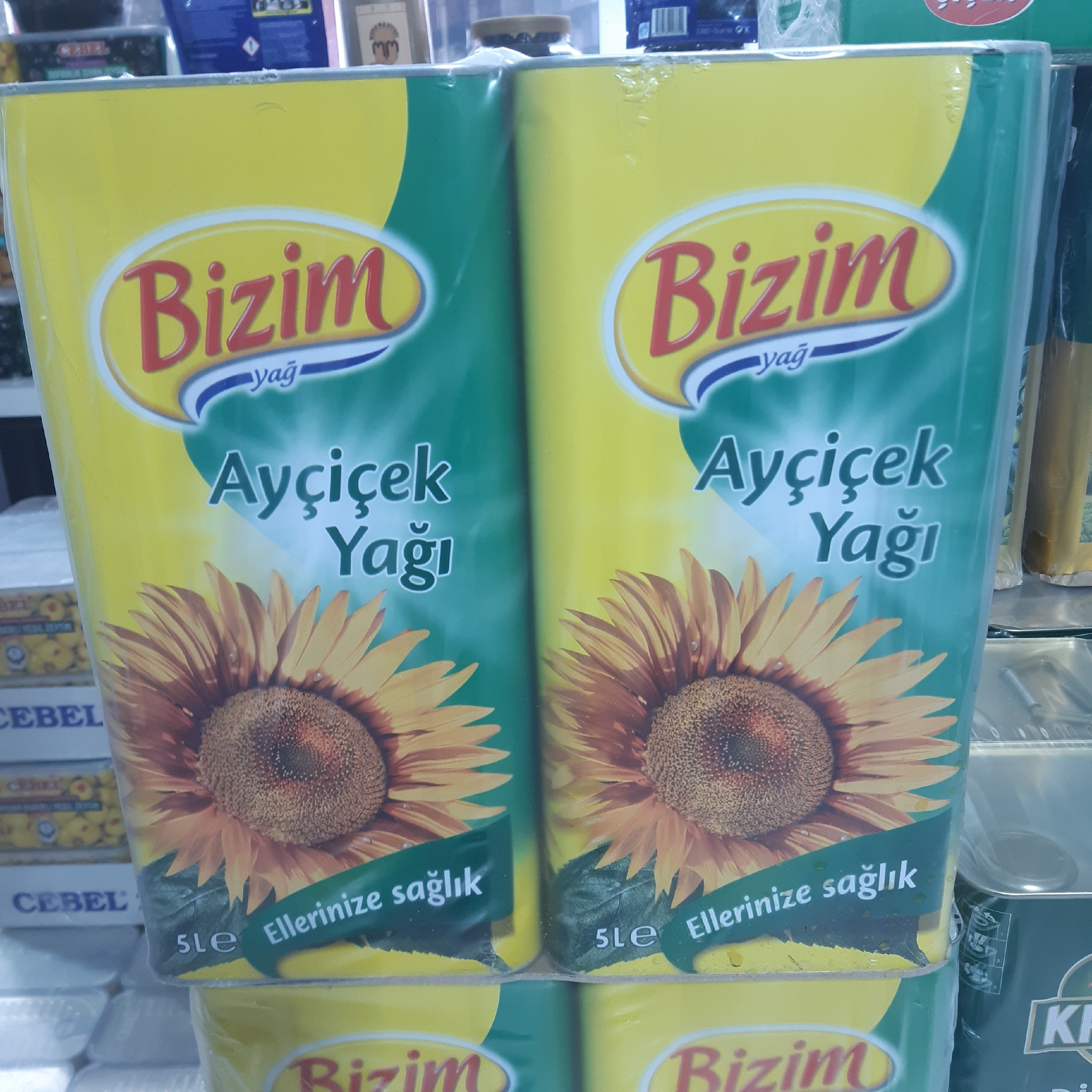 روغن آفتابگردان بیزیم Bizim1 5 لیتری اصل ترکیه ارسال مستقیم از مرز ترکیه بازرگان